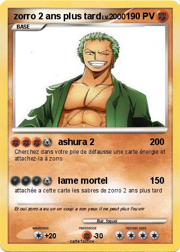 Pokemon zorro 2 ans plus tard