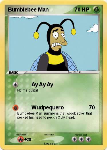 Pokemon Bumblebee Man