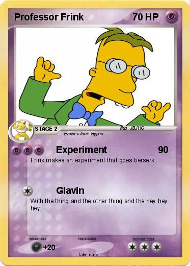 Pokemon Professor Frink