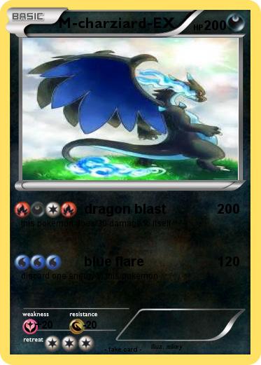 Pokemon M-charziard-EX