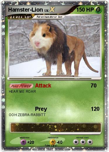 Pokemon Hamster-Lion
