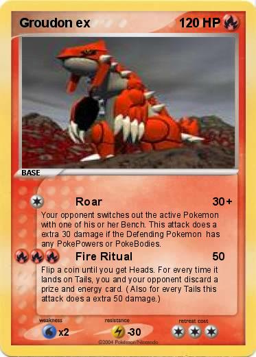 Pokemon Groudon ex