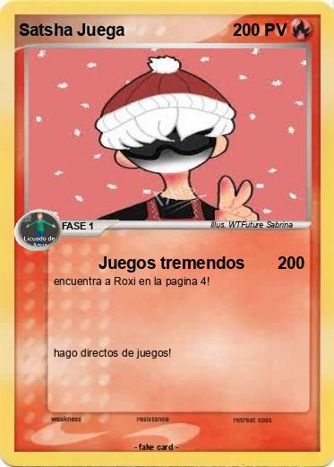 Pokemon Satsha Juega