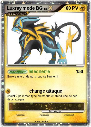 Pokemon Luxray mode BG