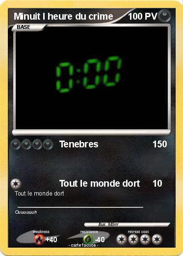 Pokemon Minuit l heure du crime