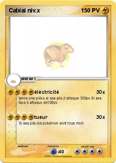 Pokemon Cabiai niv.x