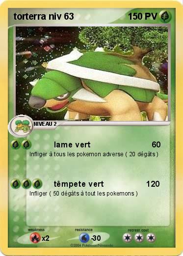 Pokemon torterra niv 63