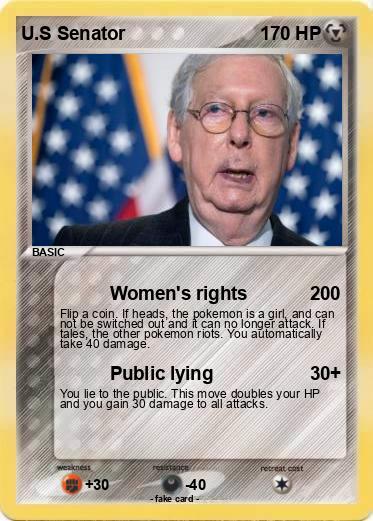 Pokemon U.S Senator