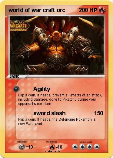 Pokemon world of war craft orc