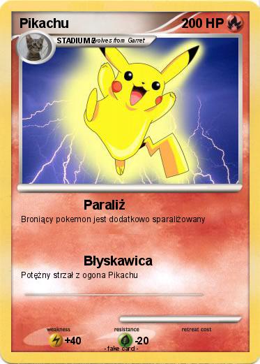 Pokemon Pikachu