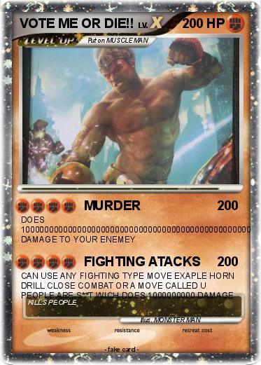 Pokemon VOTE ME OR DIE!!