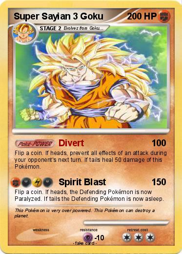 Pokemon Super Sayian 3 Goku