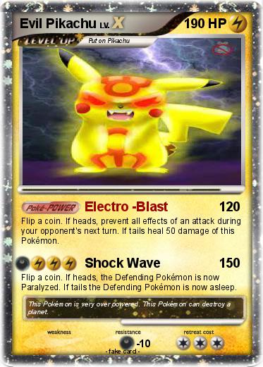 Pokemon Evil Pikachu
