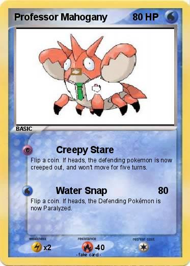 Pokemon Professor Mahogany