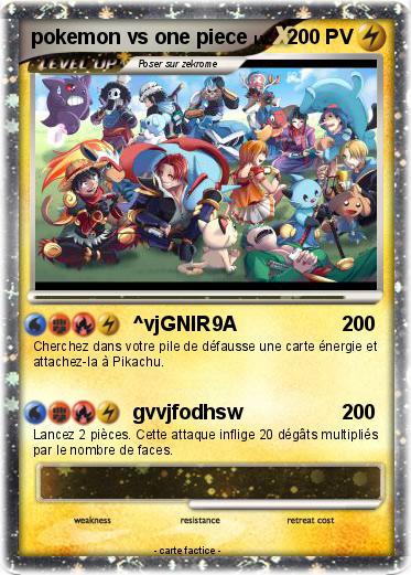 Pokemon pokemon vs one piece