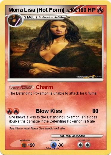 Pokemon Mona Lisa (Hot Form)