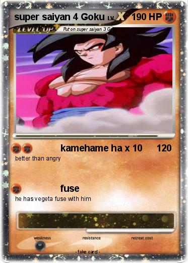 Pokemon super saiyan 4 Goku
