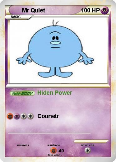 Pokemon Mr Quiet