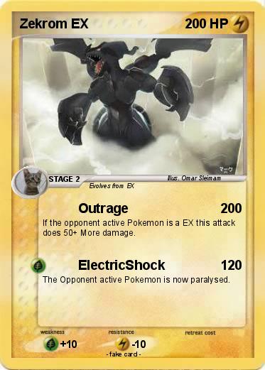Pokemon Zekrom EX