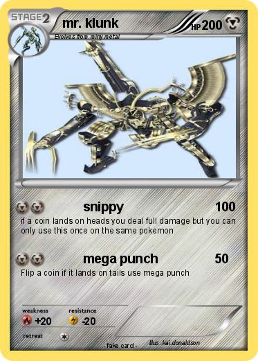 Pokemon mr. klunk