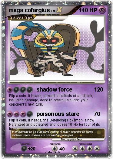 Pokemon mega cofargius