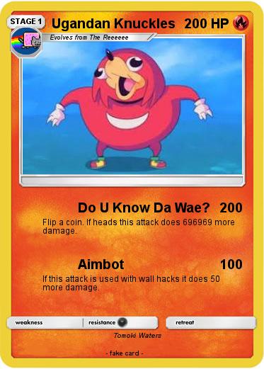 Pokemon Ugandan Knuckles