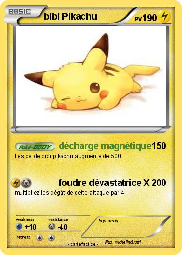 Pokemon bibi Pikachu