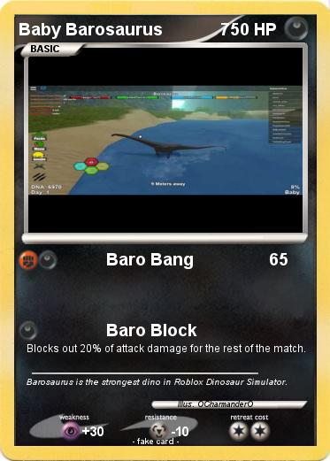 Pokemon Baby Barosaurus             7
