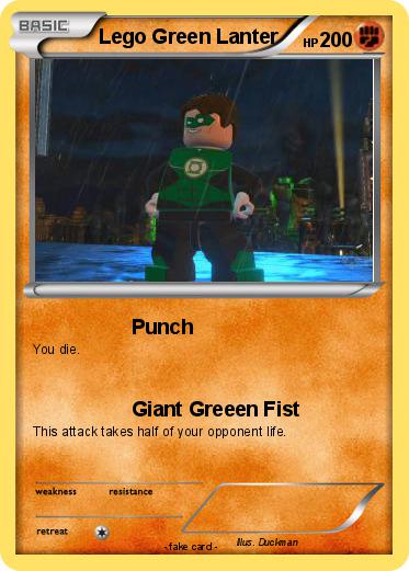 Pokemon Lego Green Lanter