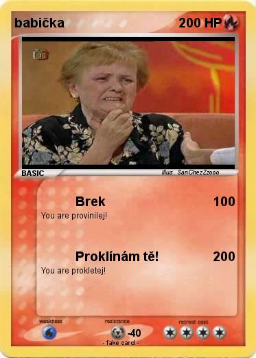 Pokemon babička