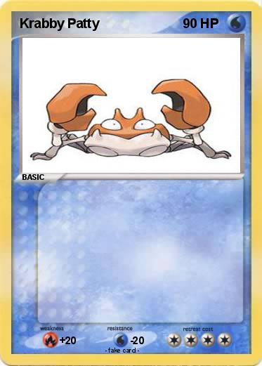 Pokemon Krabby Patty