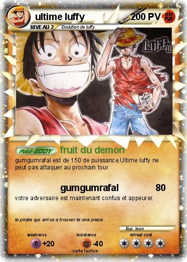 Pokemon ultime luffy