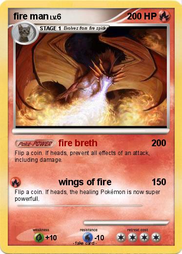 Pokemon fire man