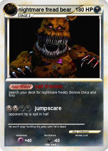 Pokemon nightmare fread bear