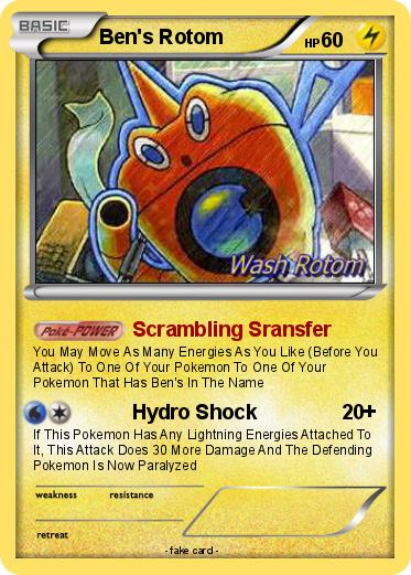 Pokemon Ben's Rotom
