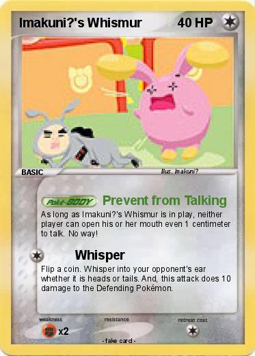 Pokemon Imakuni?'s Whismur