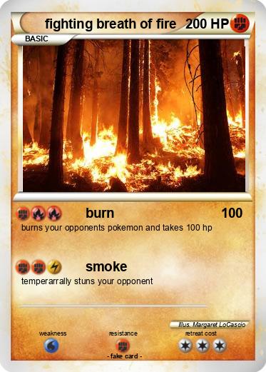 Pokemon fighting breath of fire