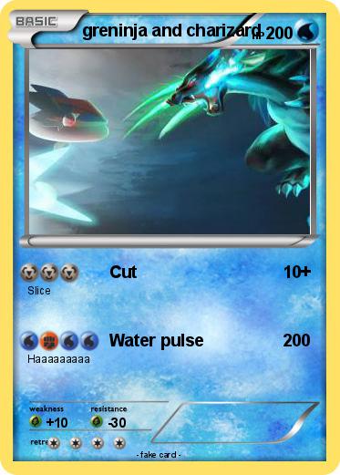 Pokemon greninja and charizard