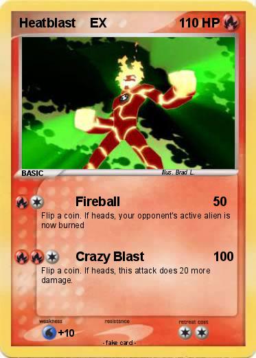 Pokemon Heatblast    EX