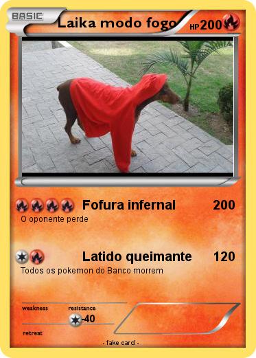 Pokemon Laika modo fogo