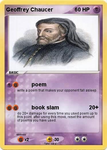 Pokemon Geoffrey Chaucer