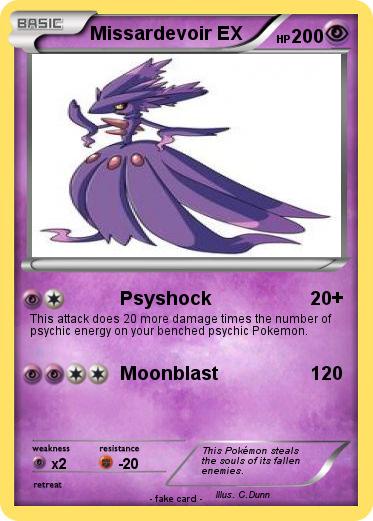 Pokemon Missardevoir EX