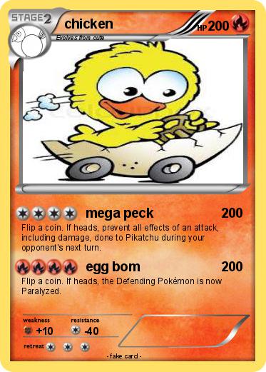 Pokemon chicken