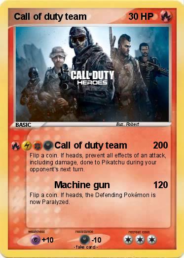 Pokemon Call of duty team