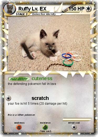 Pokemon Ruffy Lv. EX