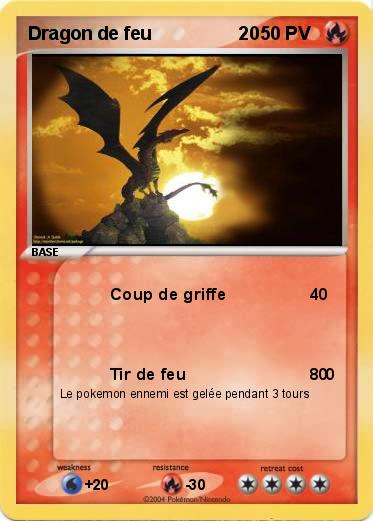 Pokemon Dragon de feu                 20