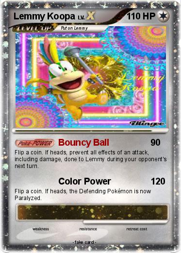 Pokemon Lemmy Koopa