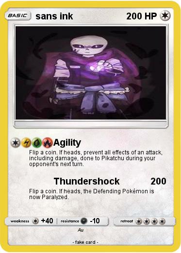 Pokemon sans ink