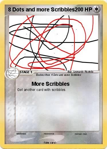 Pokemon 8 Dots and more Scribbles