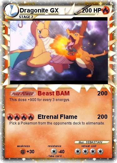 Pokemon Dragonite GX
